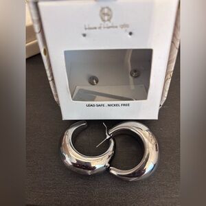 House of Harlow 1960 Silver Crescent Earrings